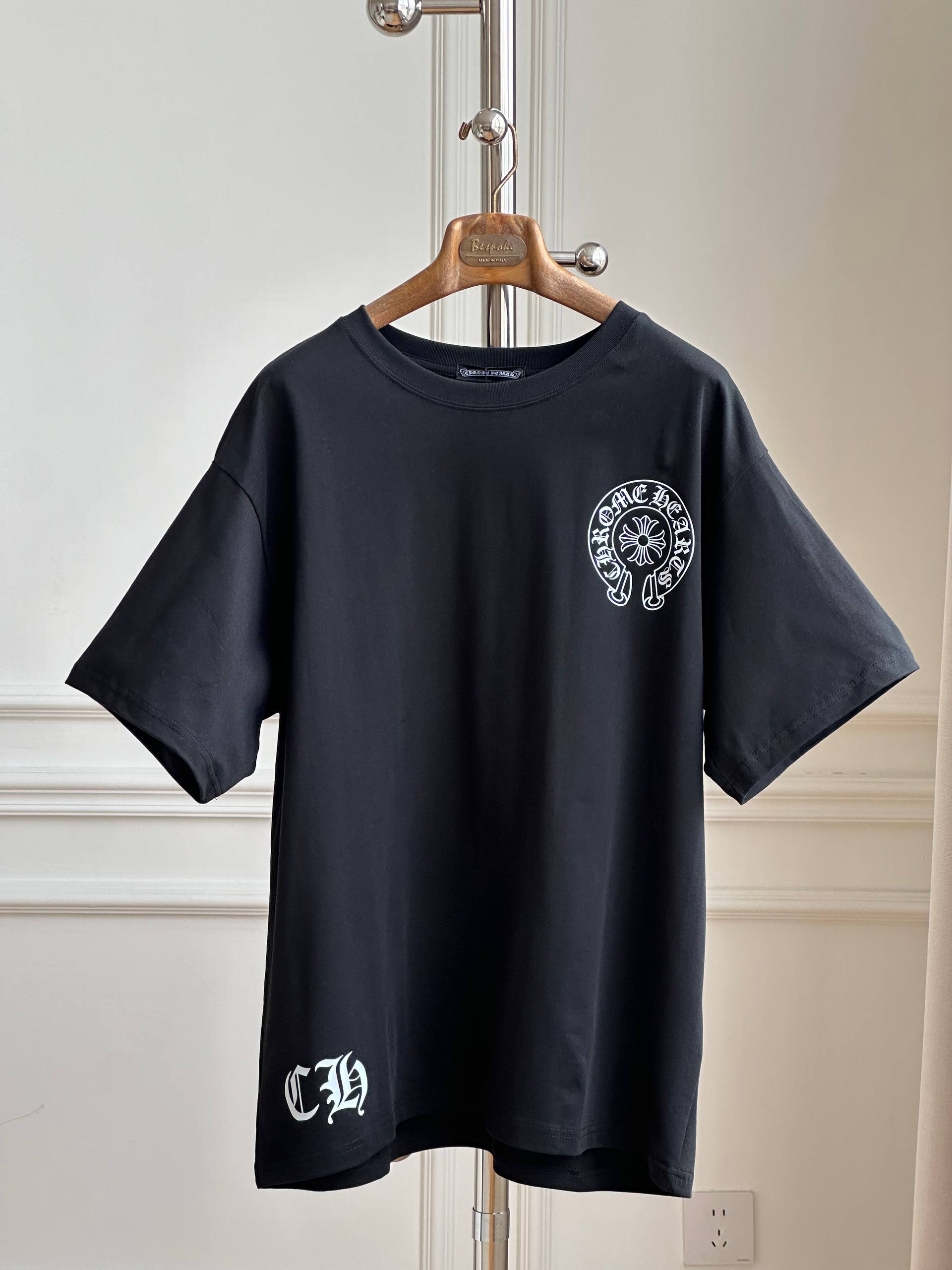 Chrome Hearts Horseshoe Logo Graphic T-Shirt