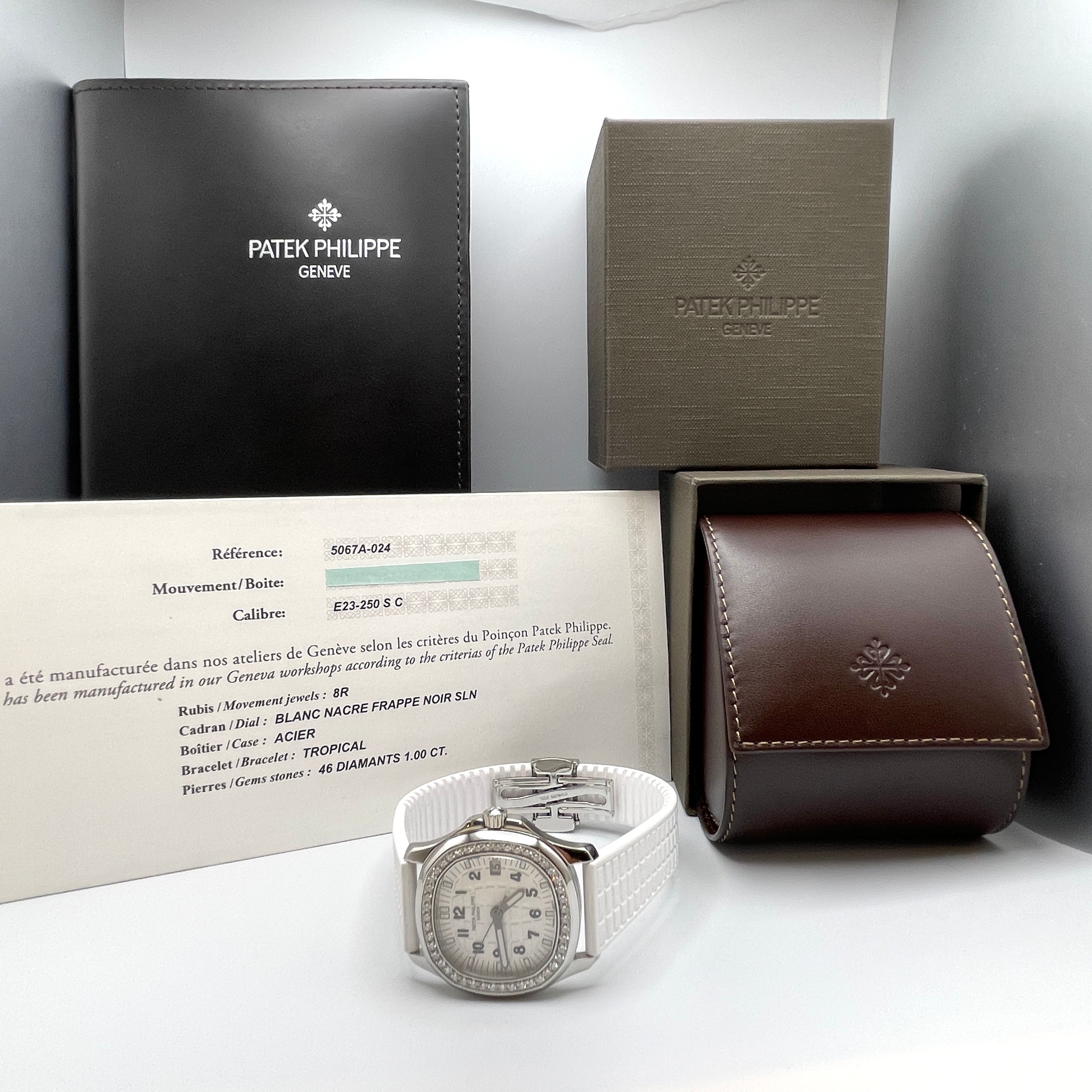 Patek Philippe Aquanaut Quartz Steel White Dial 5067A-011【1:1 Replica】