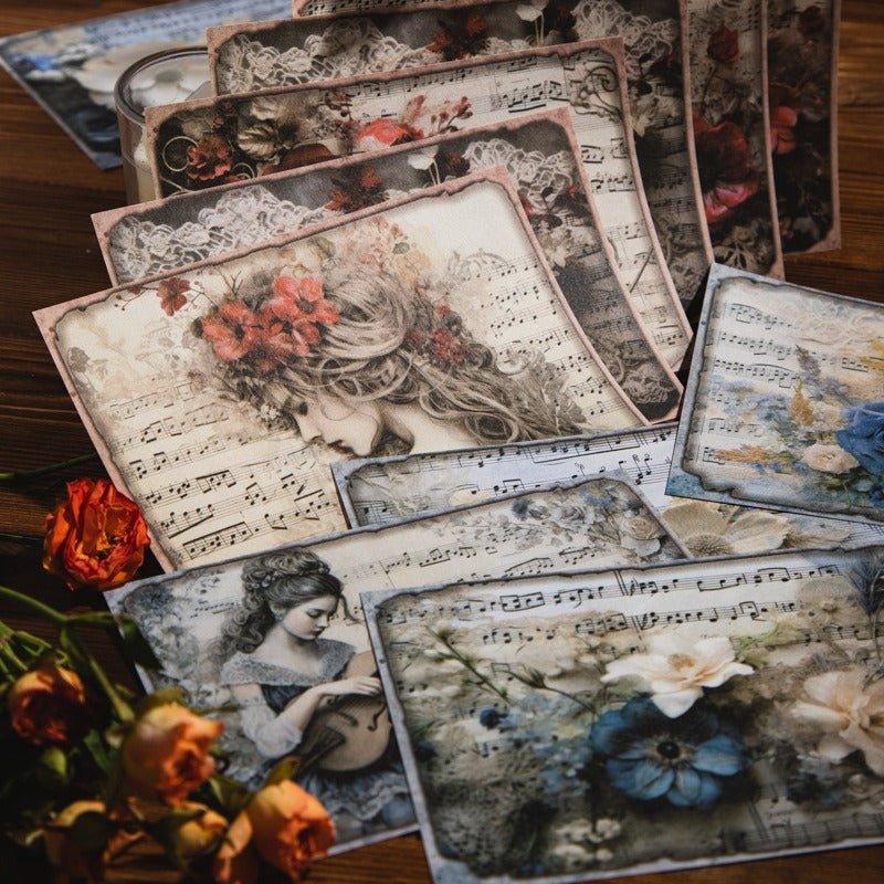 2064 Music Theme Material Paper