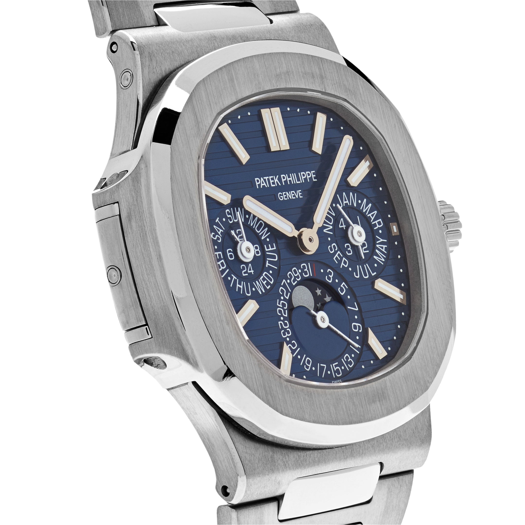 Patek Philippe Nautilus 5740/1G-001 Perpetual Calendar Moonphase【1:1 Replica】