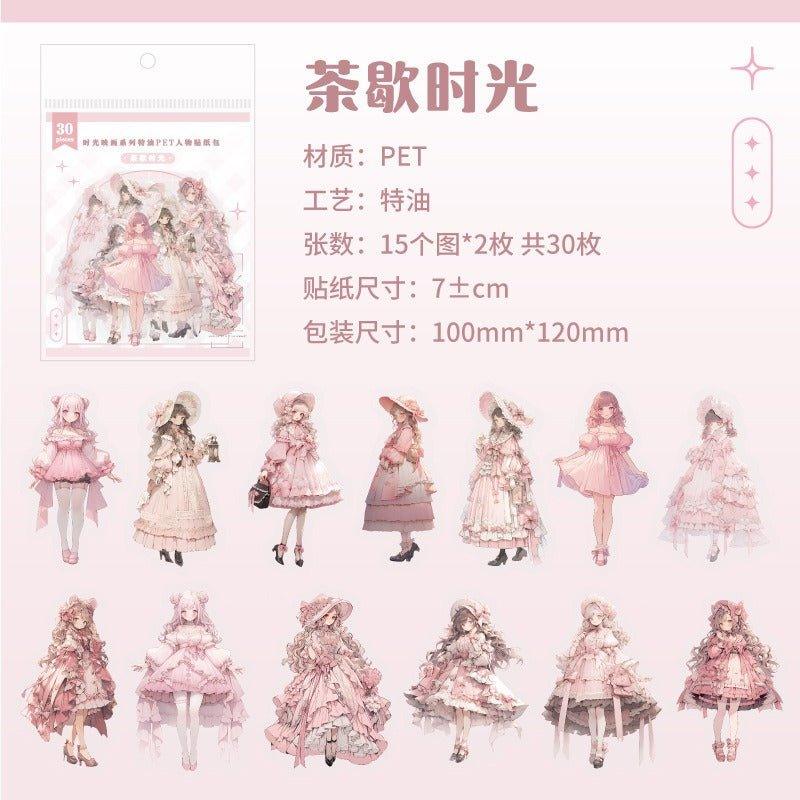 1106 Pet Character Sticker Pack Time Reflections Collection