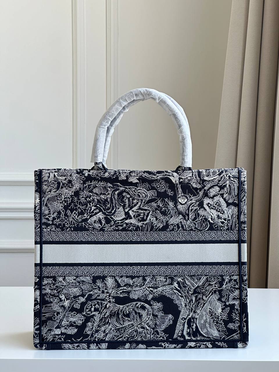 Dior Book Tote Toile de Jouy Embroidered Tote Bag