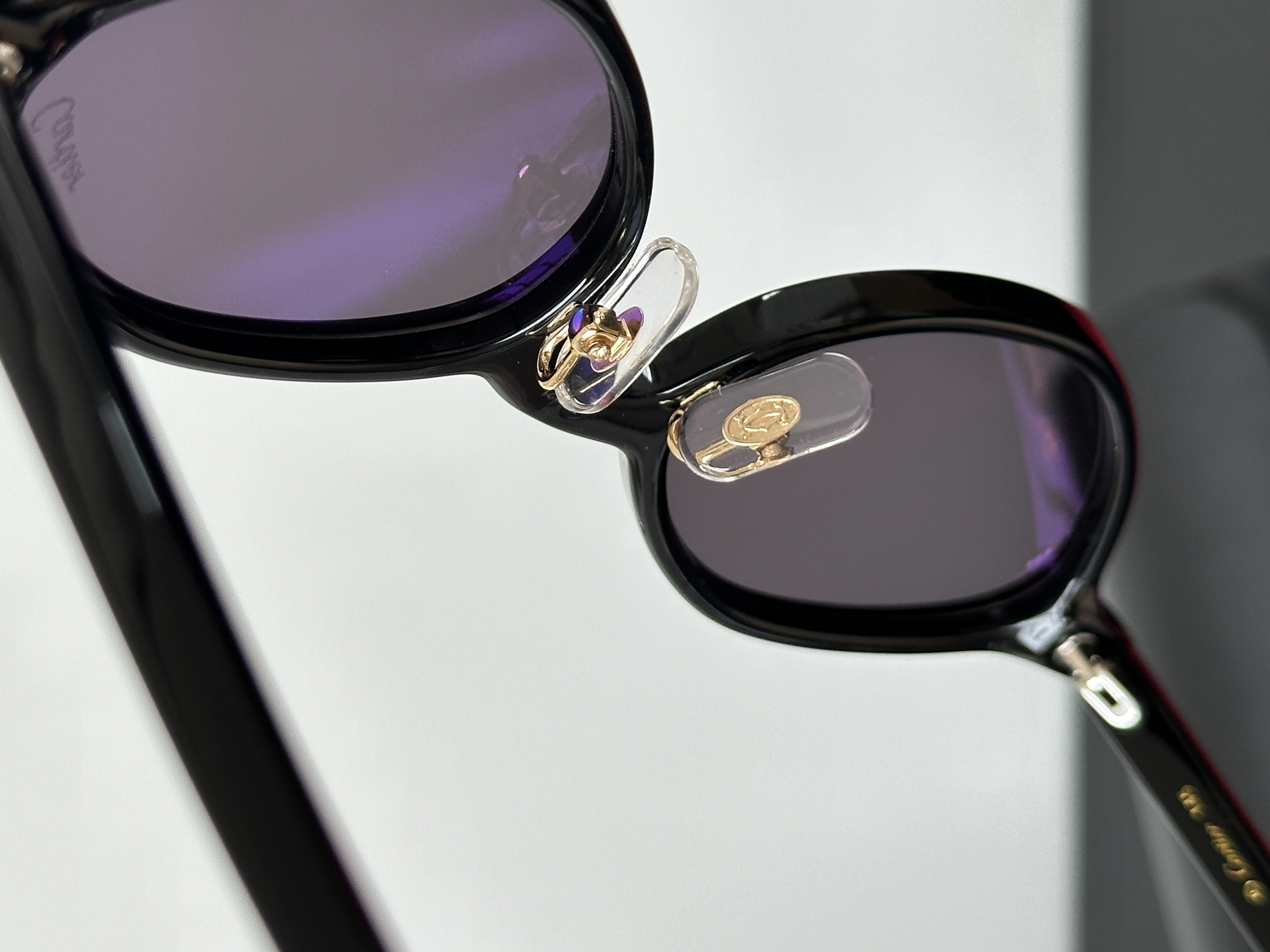 Cartier Oval-Frame Acetate Sunglasses