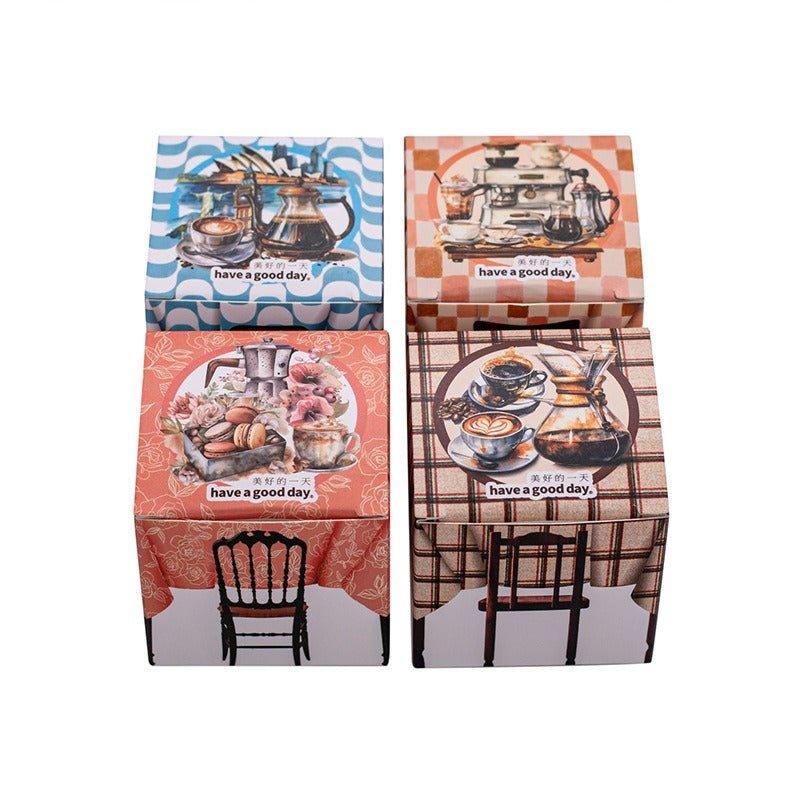 3030 Coffee-themed matte PET tape