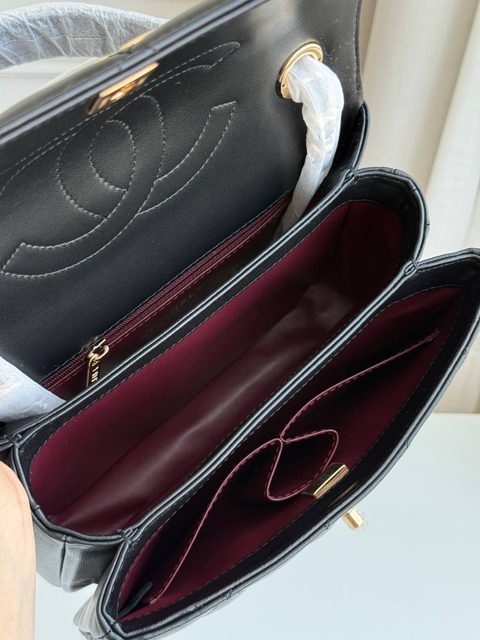 Chanel Trendy CC Top Handle Flap Bag