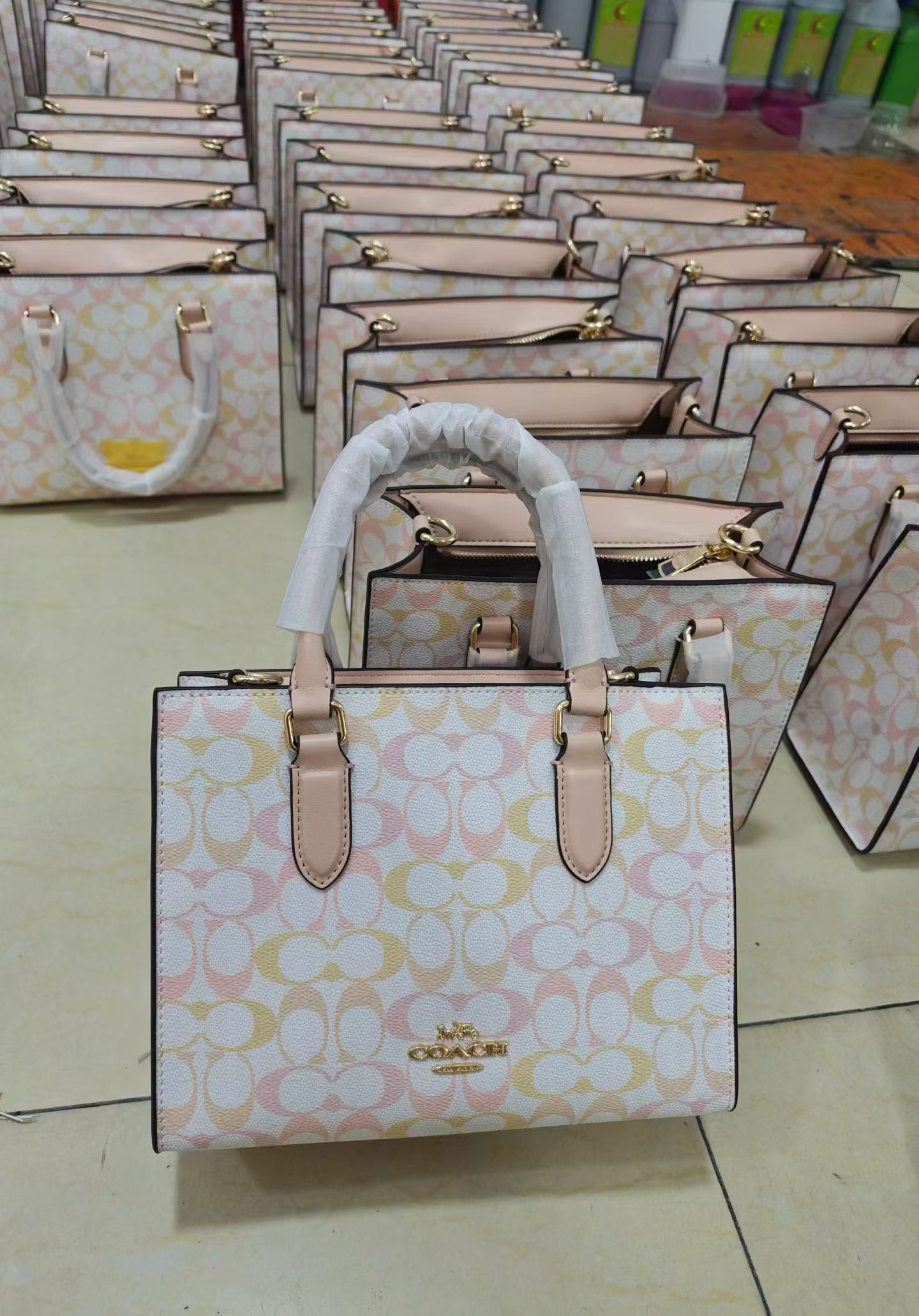 Women Handbag CDZ08 Maggie Small Tote Bag In Signature Canvas