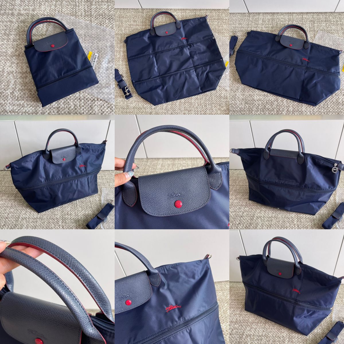 Women Handbag L1911619 Le Pliage Club Travel Bag Expandable
