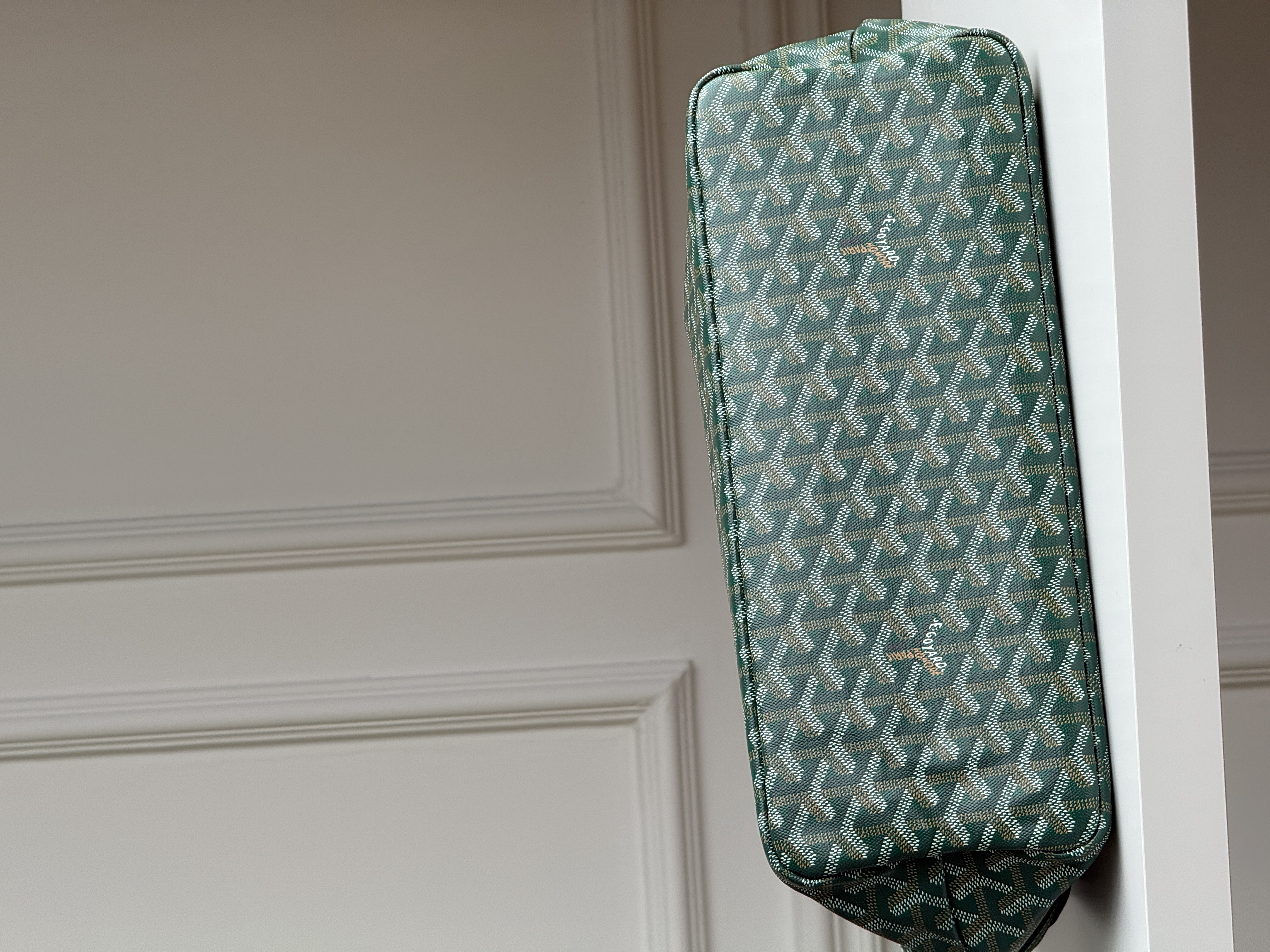 Goyard Chien-Gris Pet Tote Bag (Green)
