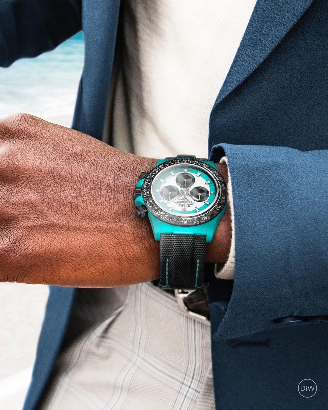 Tiffany Blue Rolex Daytona DiW CELESTE INVERT【1:1 Replica】