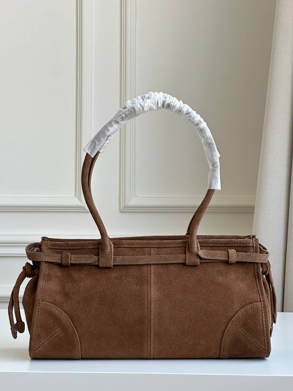 Prada Bonnie Suede Tote Bag