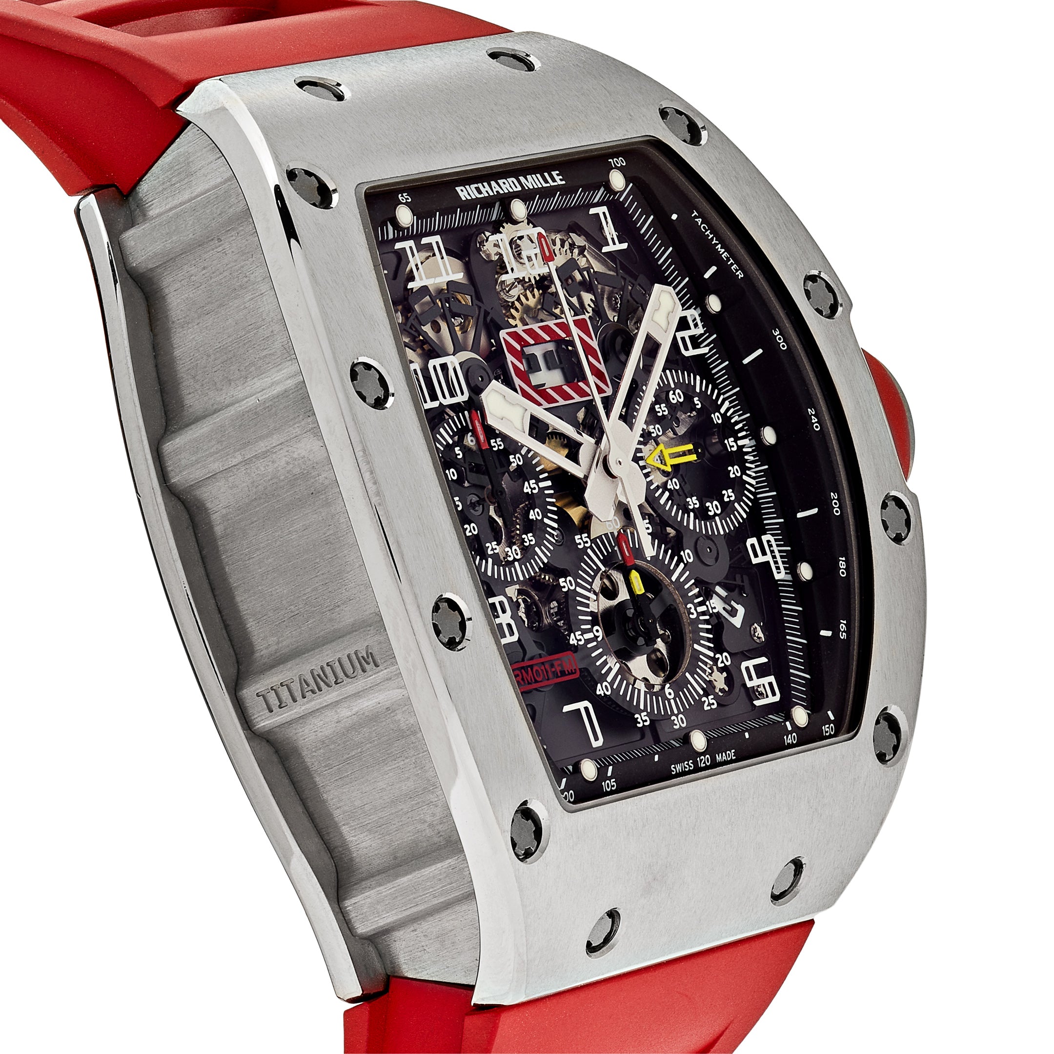 Richard Mille Felipe Massa White Gold/Titanium RM 011【1:1 Replica】