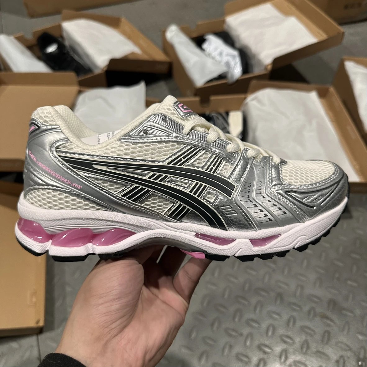ASICS Gel Kayano 14 Pink Bottom