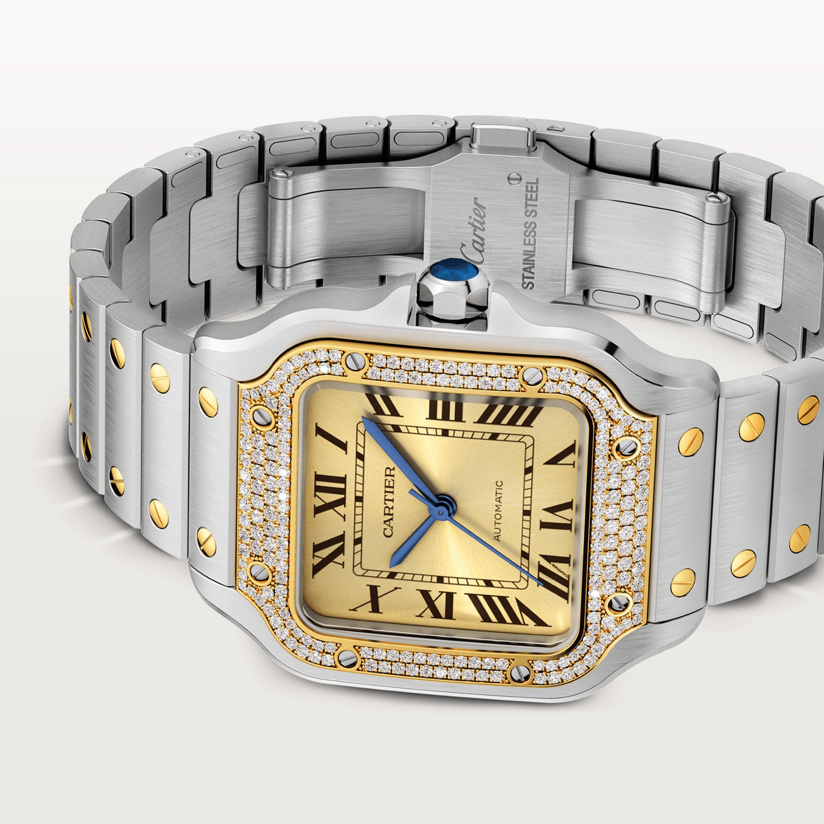 Santos de Cartier watch CRW3SA0007【1:1 Replica】