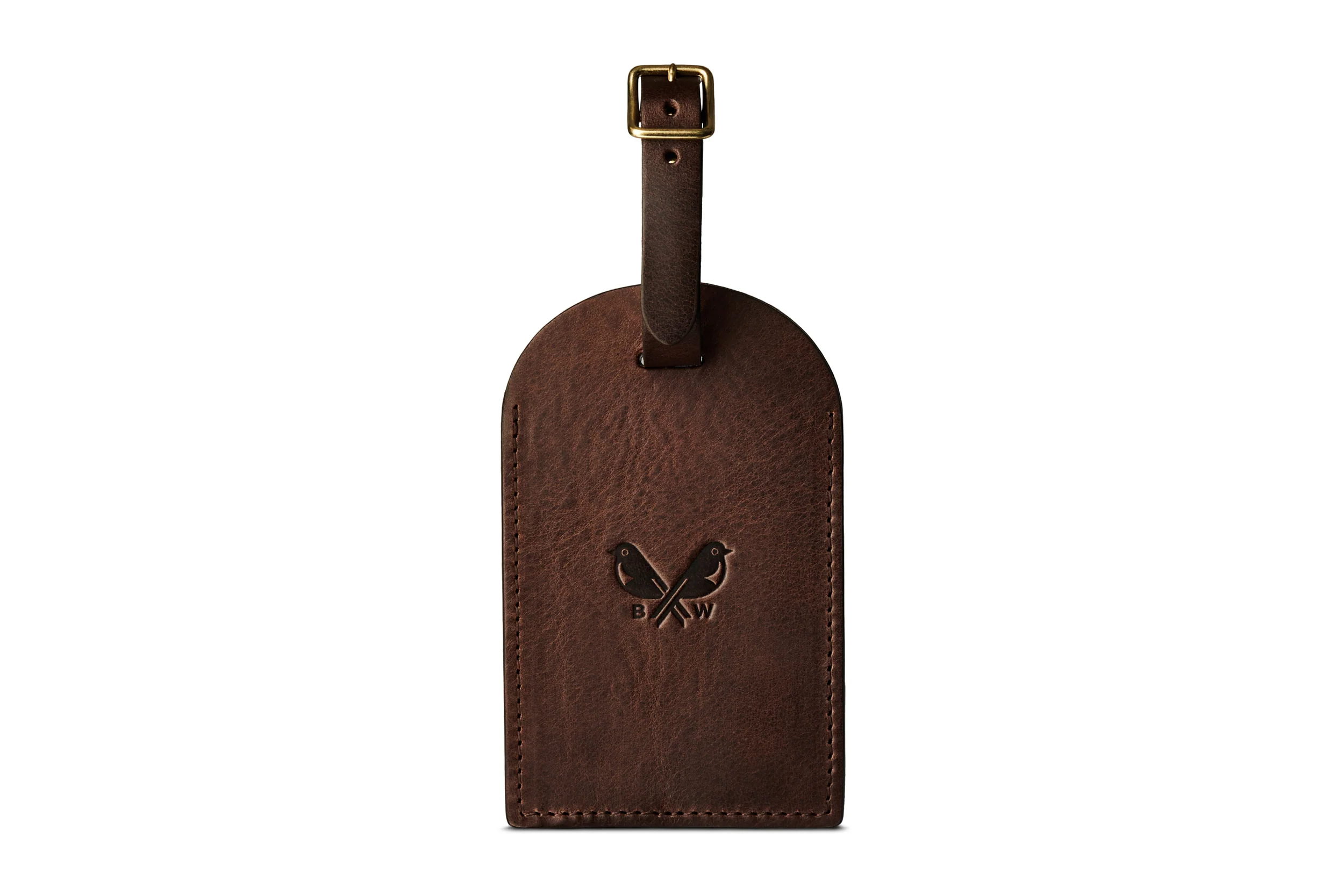 Luggage Tag - Dark Brown