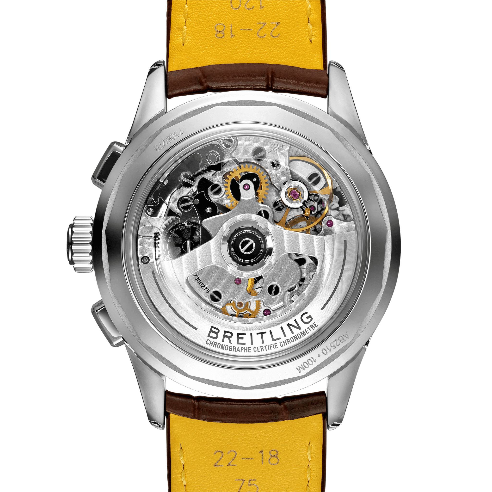 Breitling PREMIER 825 DATORA Salmon Dial 42 AB2510201K1P1【1:1 Replica】