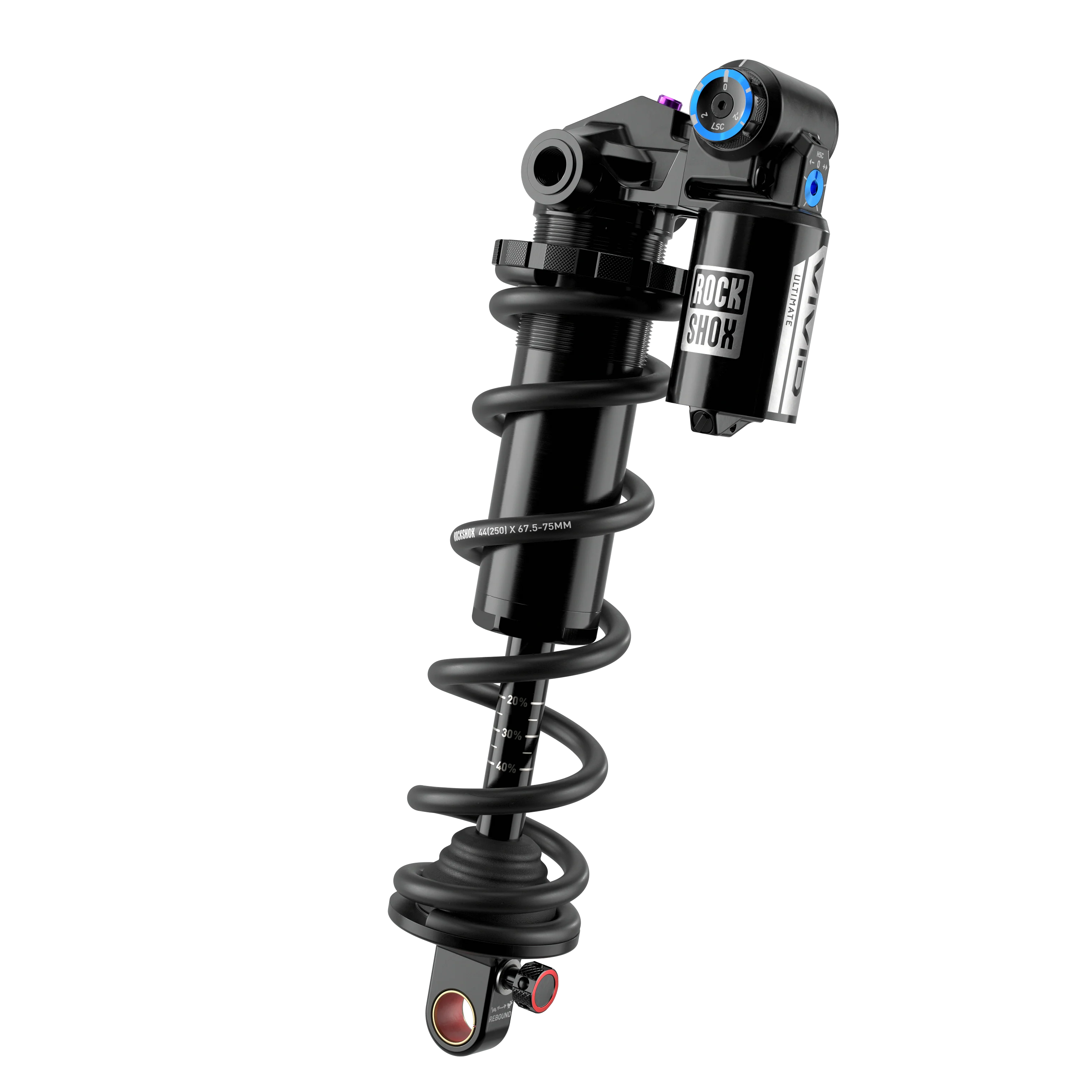 Amortisseur ROCKSHOX VIVID COIL ULTIMATE DH RC2 D1 Trunnion