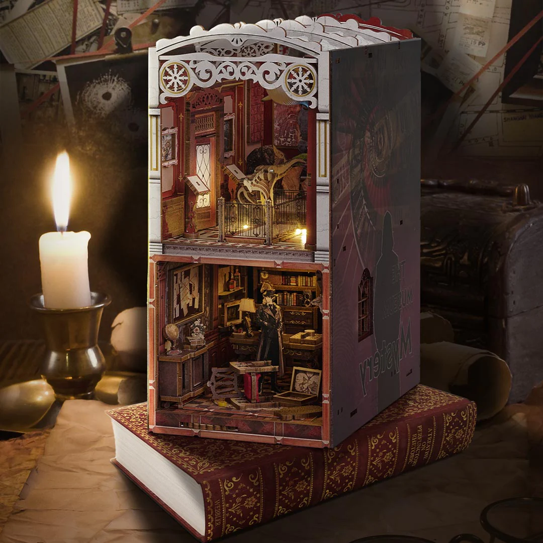 The Museum Mystery DIY Wooden Book Nook