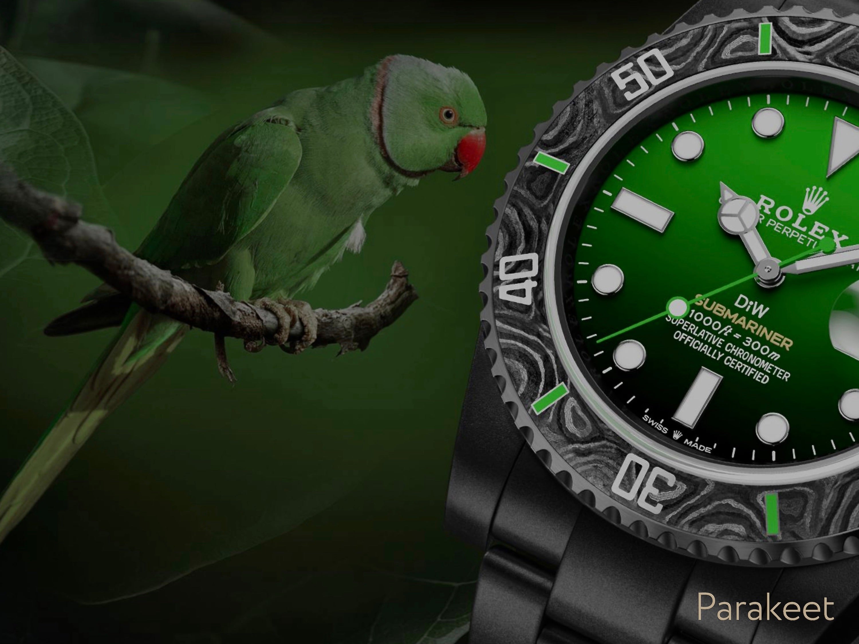 DiW Rolex Submariner PARAKEET【1:1 Replica】
