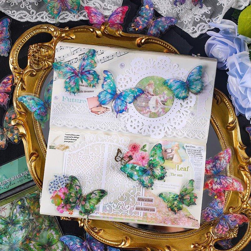 1107 Gilt Butterfly Dream Handbook Sticker Pack