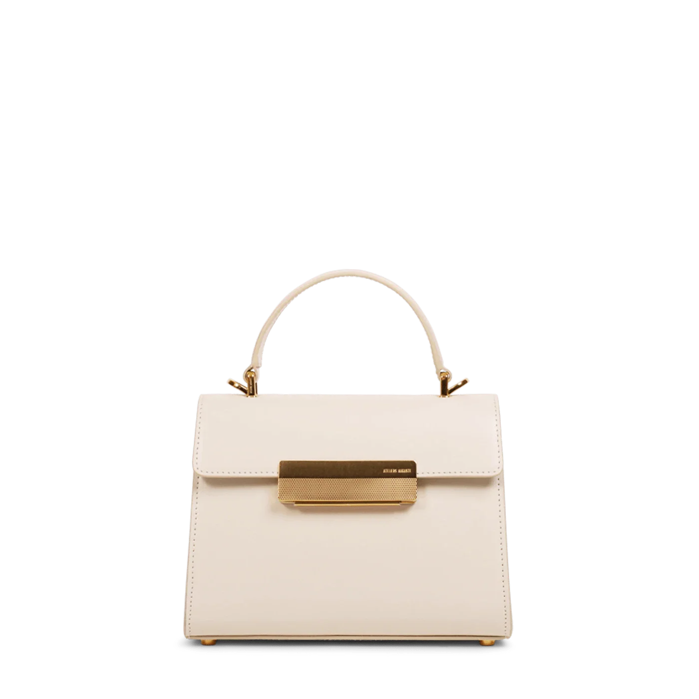 Mini Capucine - Cuir Box Blanc Cassé