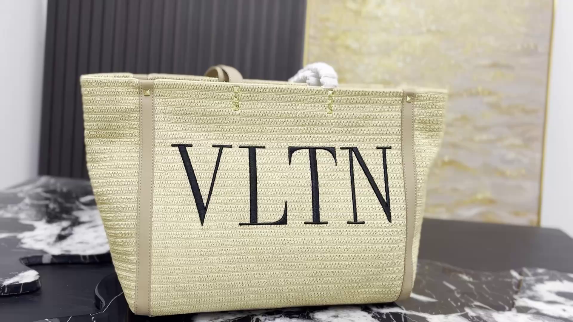 Valentino VLTN Canvas Tote Bag