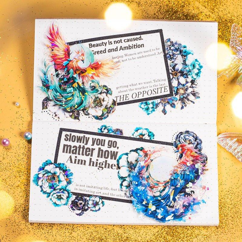 1171 PET Stickers Phoenix Stickers Handbook Stickers