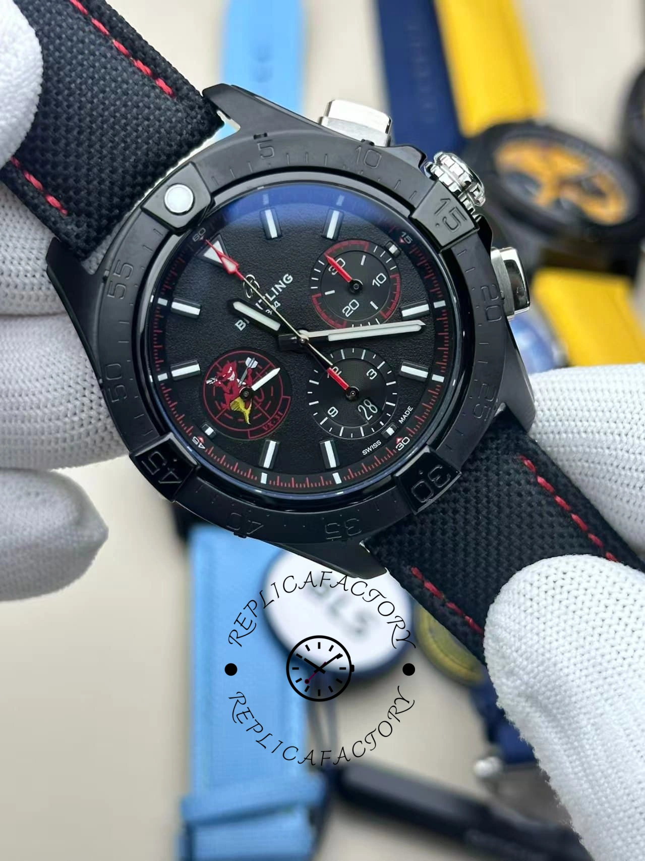 Breitling Avenger B01 Chronograph SB01473A1B1X1 44mm Black Dial Replica