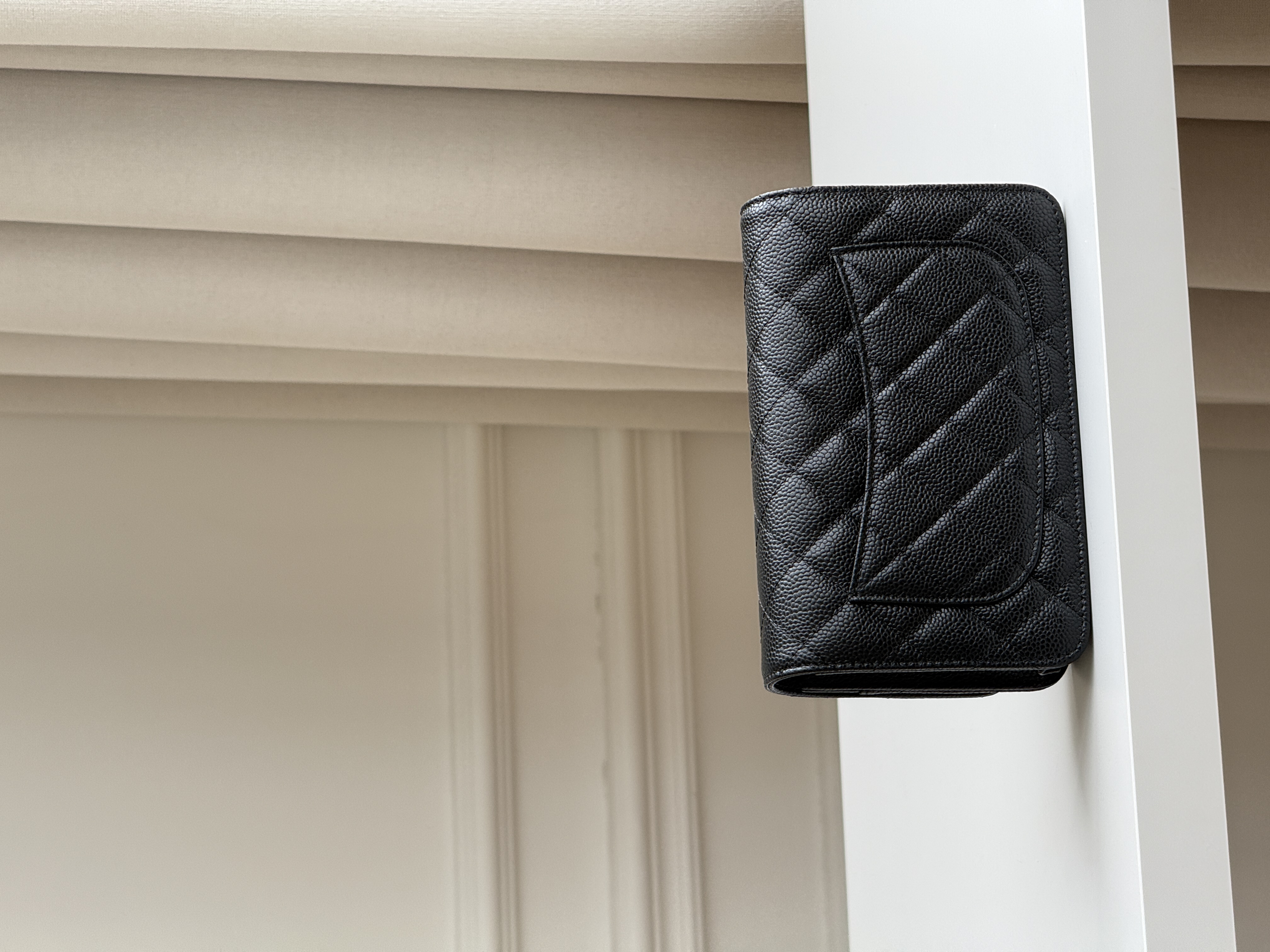 Chanel Black Caviar Quilted Wallet On Chain (WOC) Crossbody Bag