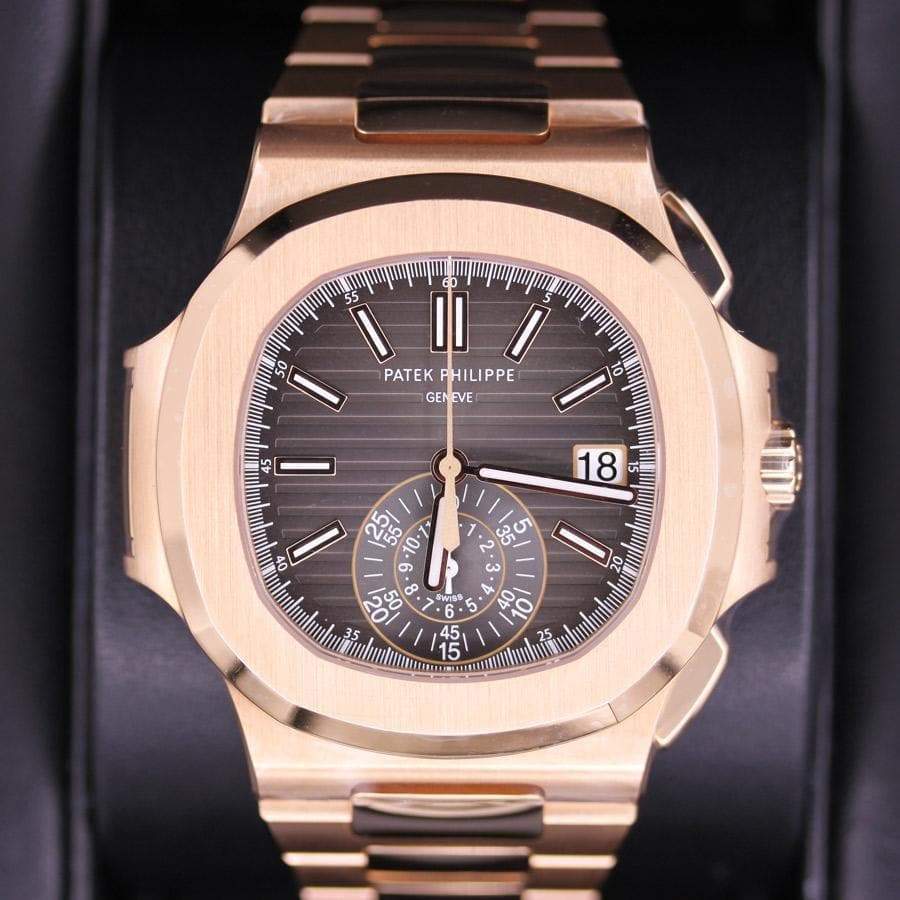 Patek Philippe Nautilus Chronograph 40mm 5980/1R Black Dial【1:1 Replica】