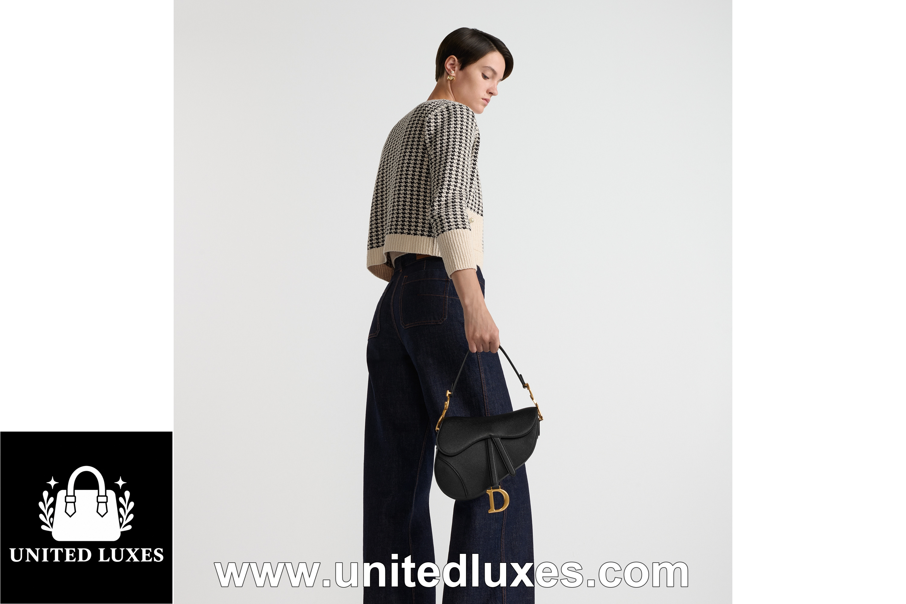 Replica Saddle Bag with Strap