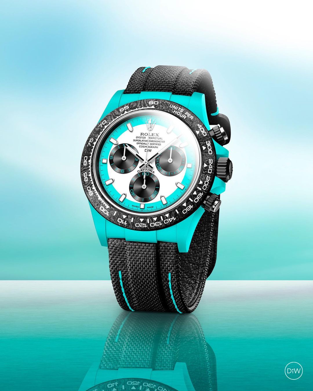 Tiffany Blue Rolex Daytona DiW CELESTE INVERT【1:1 Replica】