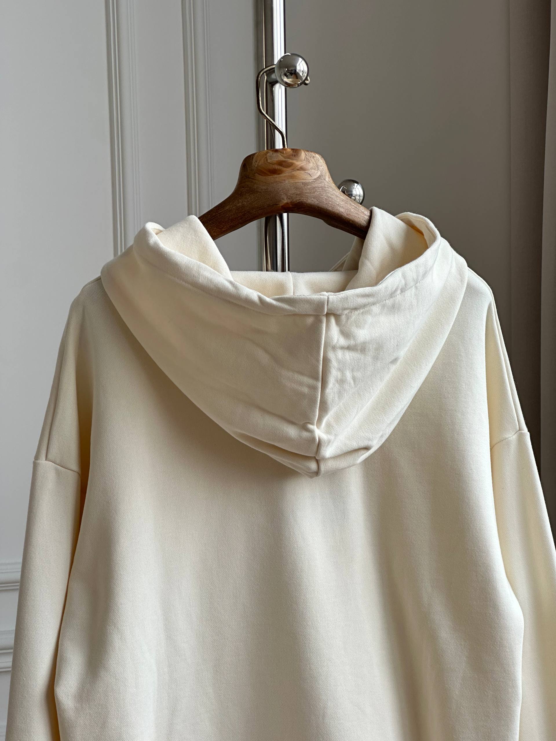 Gucci Embossed Logo Off-White Hoodie