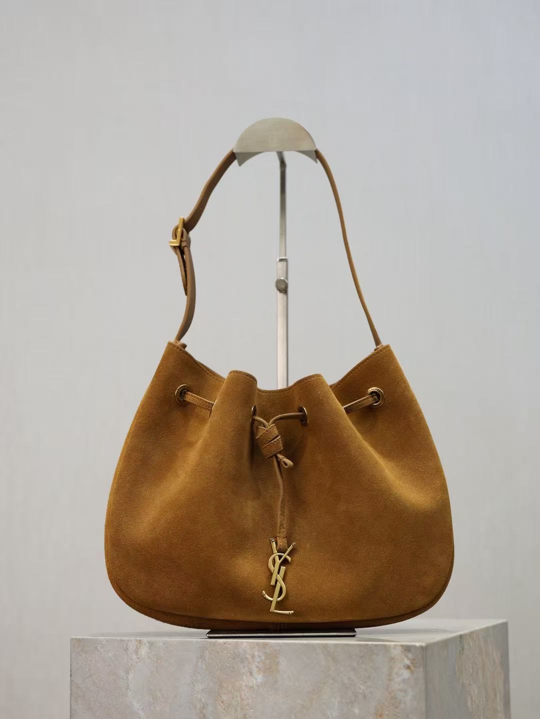 YSL Paris 7th Arrondissement Small Hobo Tote Bag