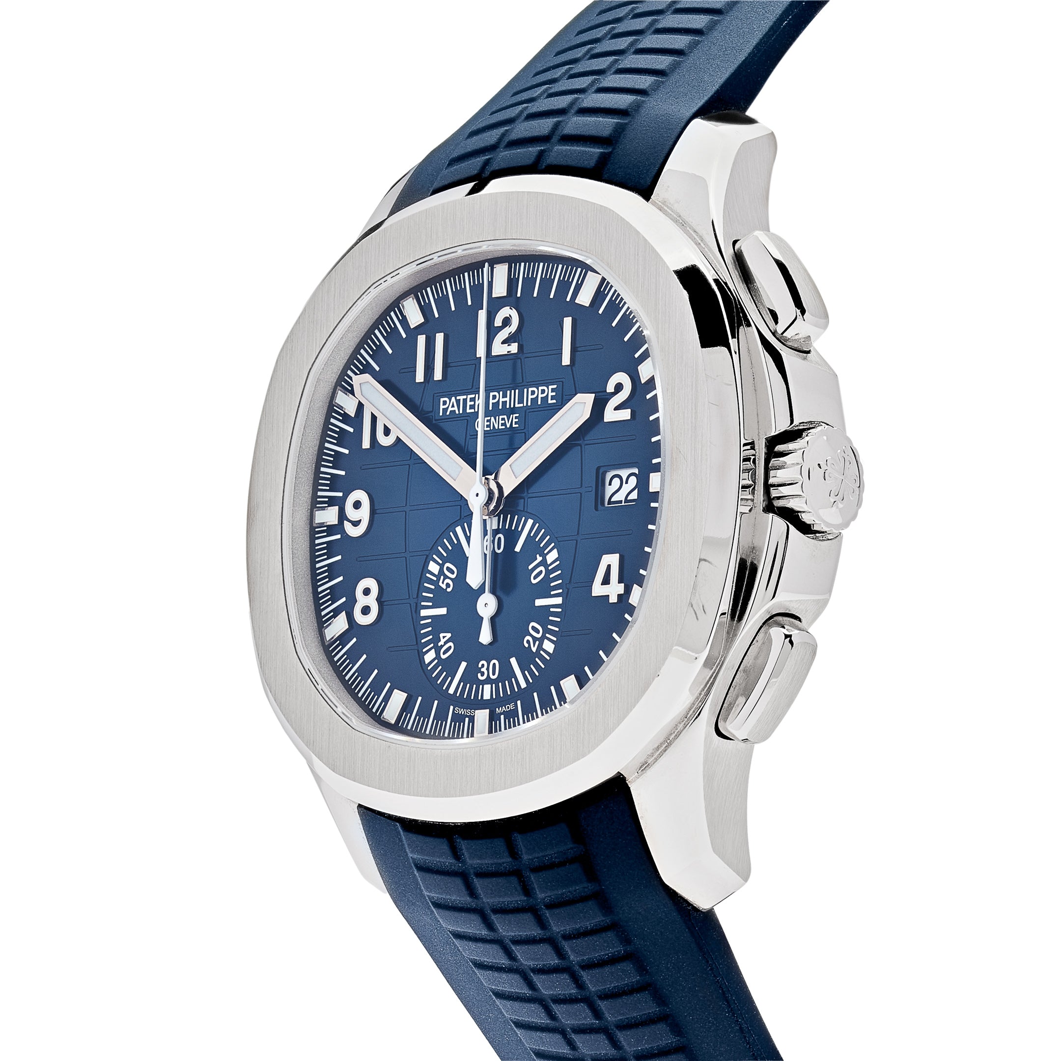 Patek Philippe Aquanaut White Gold Blue Dial 5968G-001【1:1 Replica】