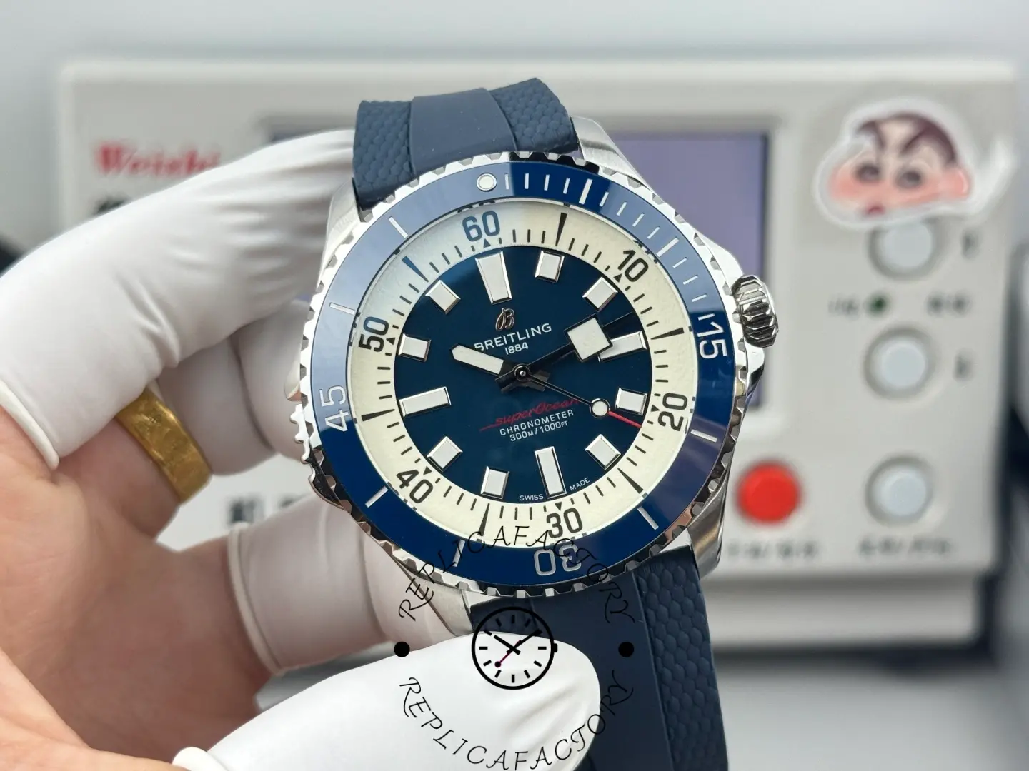 Breitling Superocean A17378211B1S1 Replica Blue Diver Watch