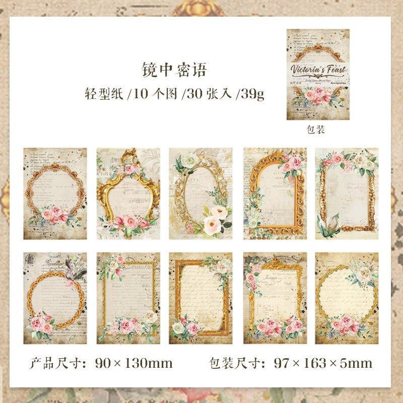 2168 Handmade Sewing Thread Material Paper Hand Sewing Time Series