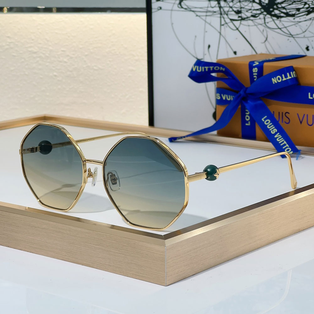 LV  Lrregular Shape Fashion Sunglasses  Top quality
