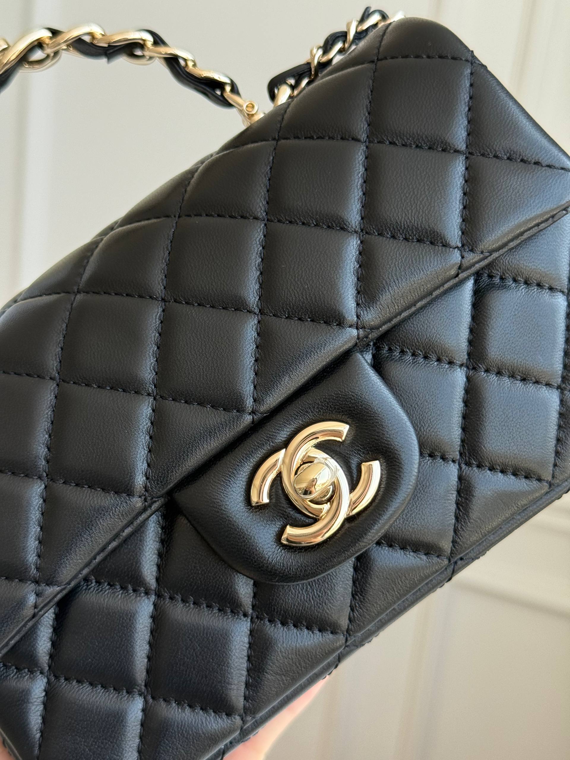 Chanel Mini Classic Flap Bag with Top Handle