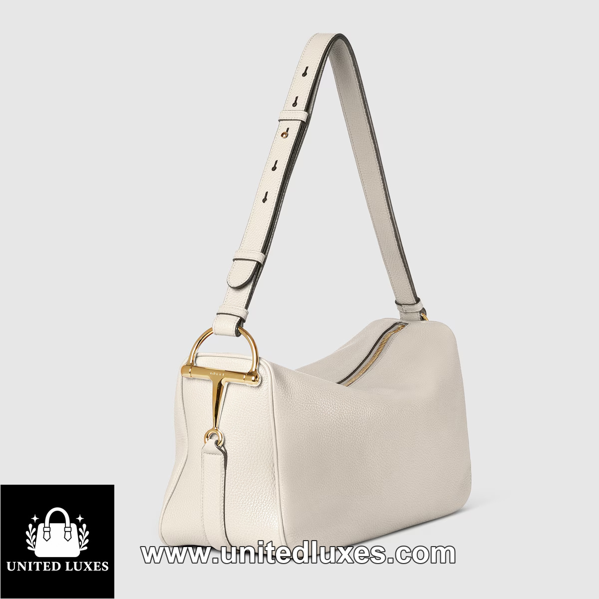 Replica Gucci Half Horsebit large shoulder bag