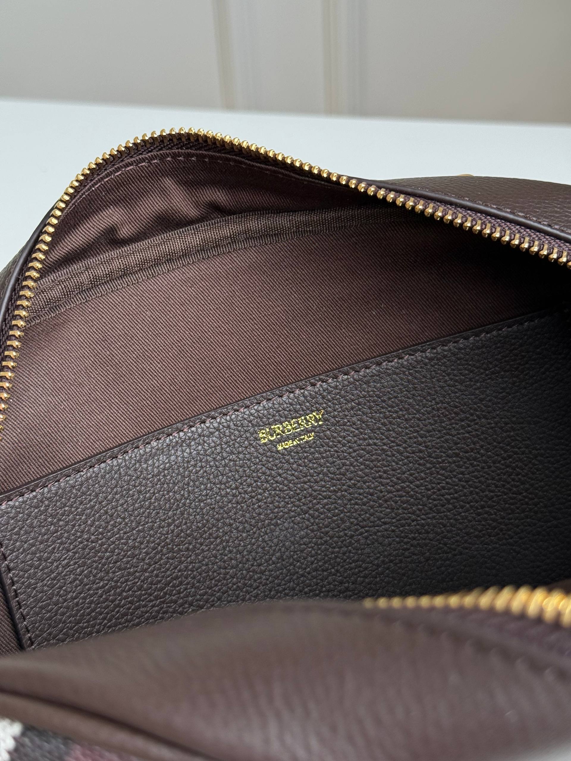 Burberry Highlands Check Bowling Bag