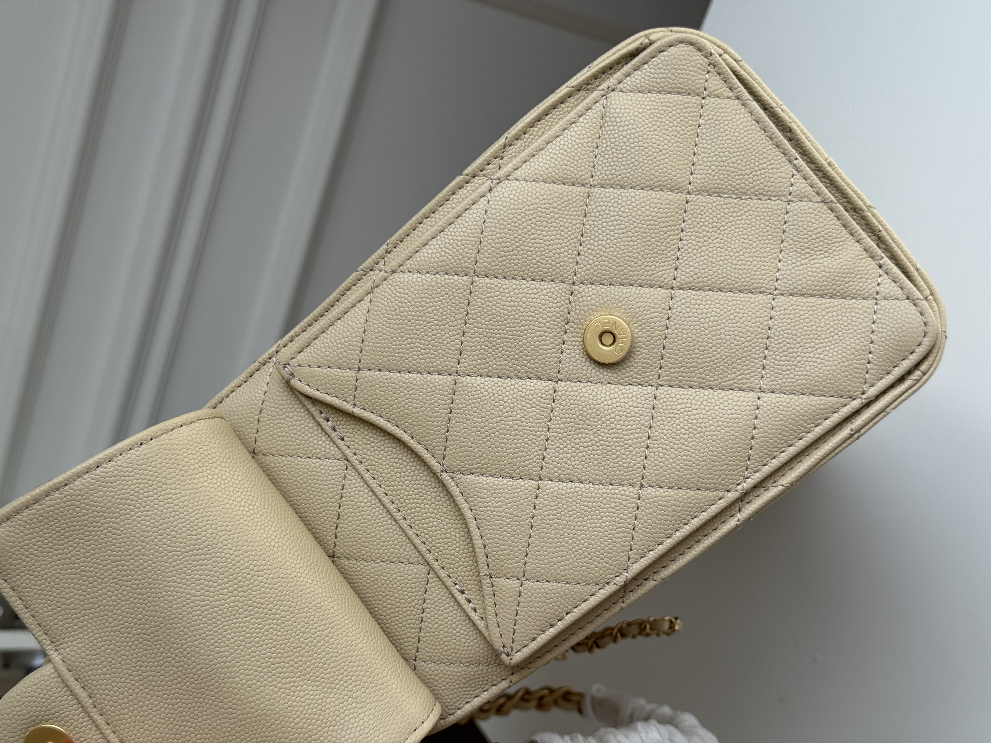 Chanel Drawstring Bucket Backpack in Caviar Leather