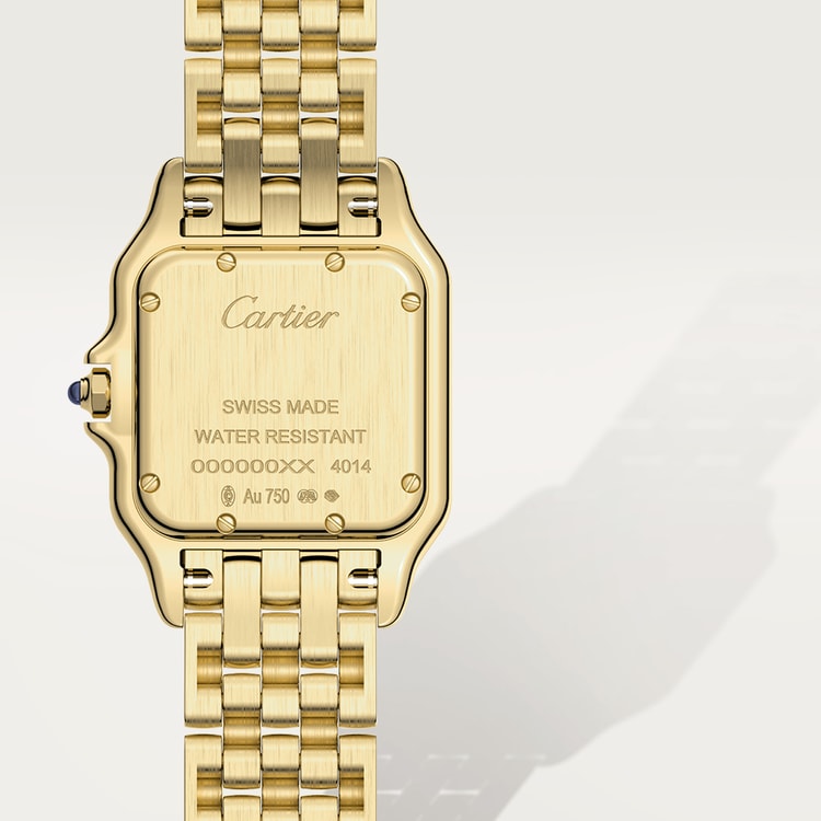 PANTHÈRE DE CARTIER WATCH Small model, quartz movement, yellow gold【1:1 Replica】