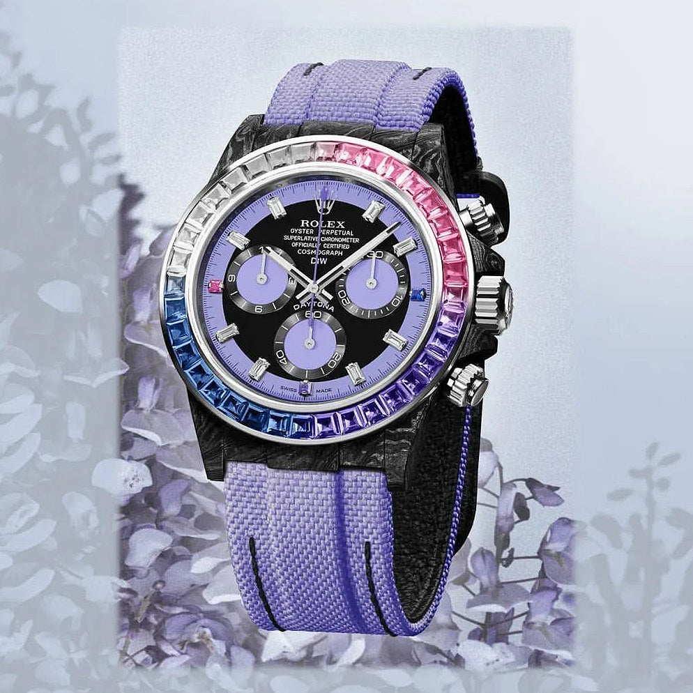 Rolex DiW Daytona RAINBOW VIOLET【1:1 Replica】