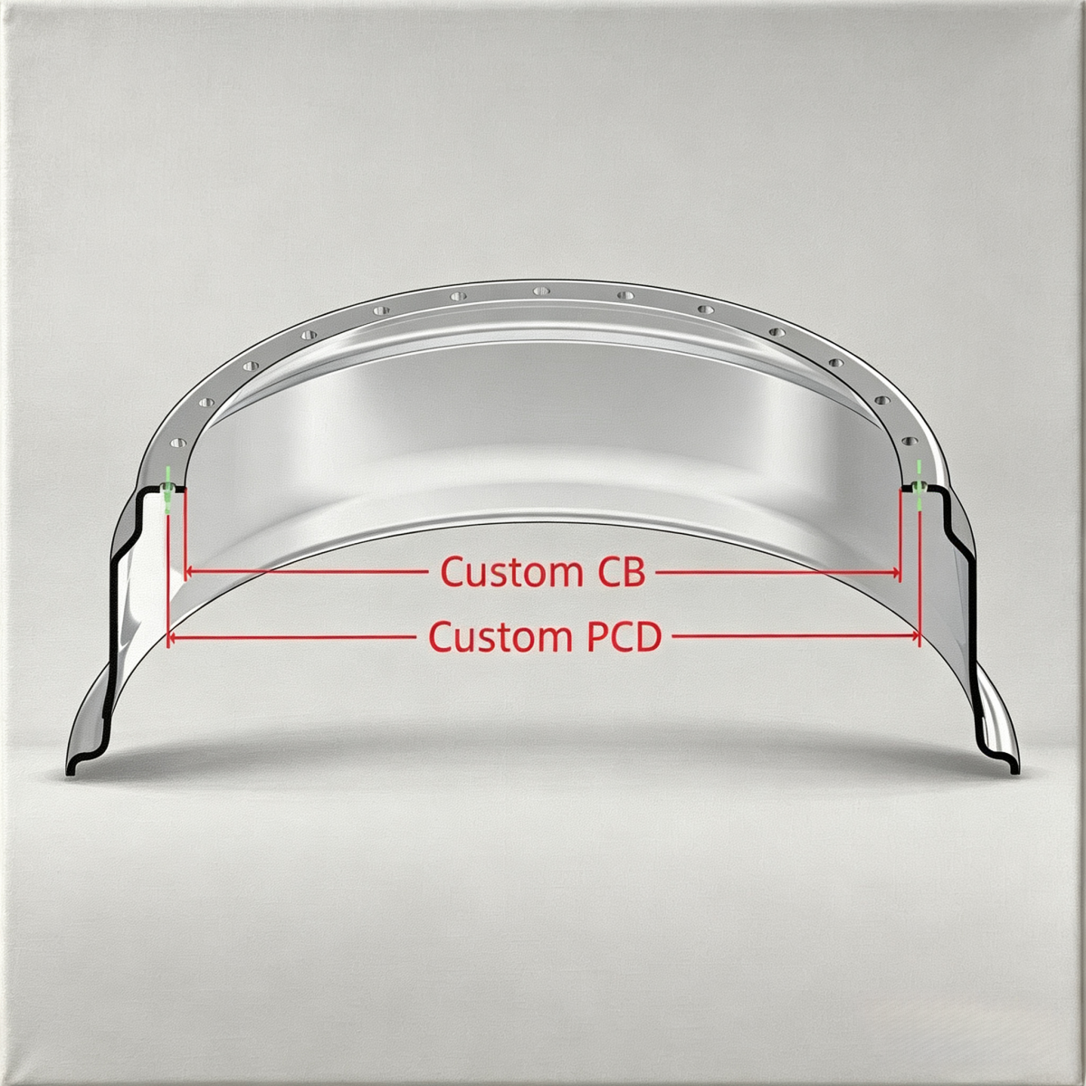 Custom 18 Inch Step Inner Barrel Straight Flange