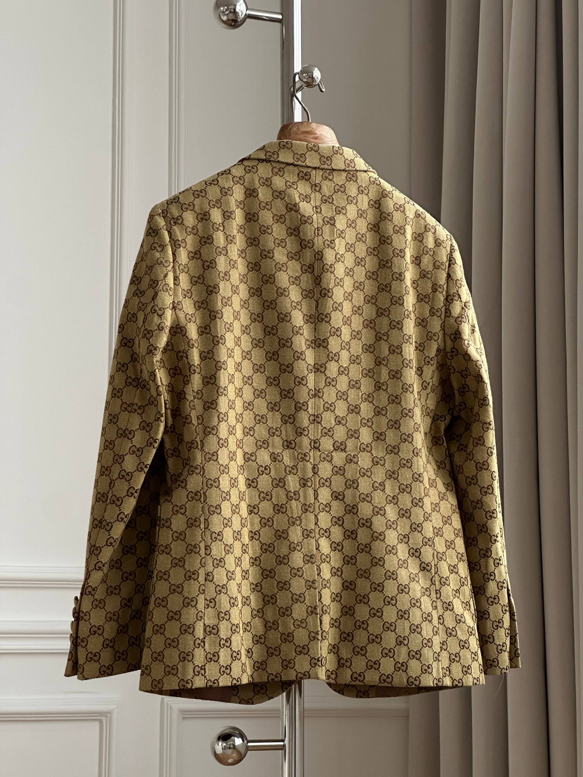 Classic GG Jacquard Casual Blazer of Gucci