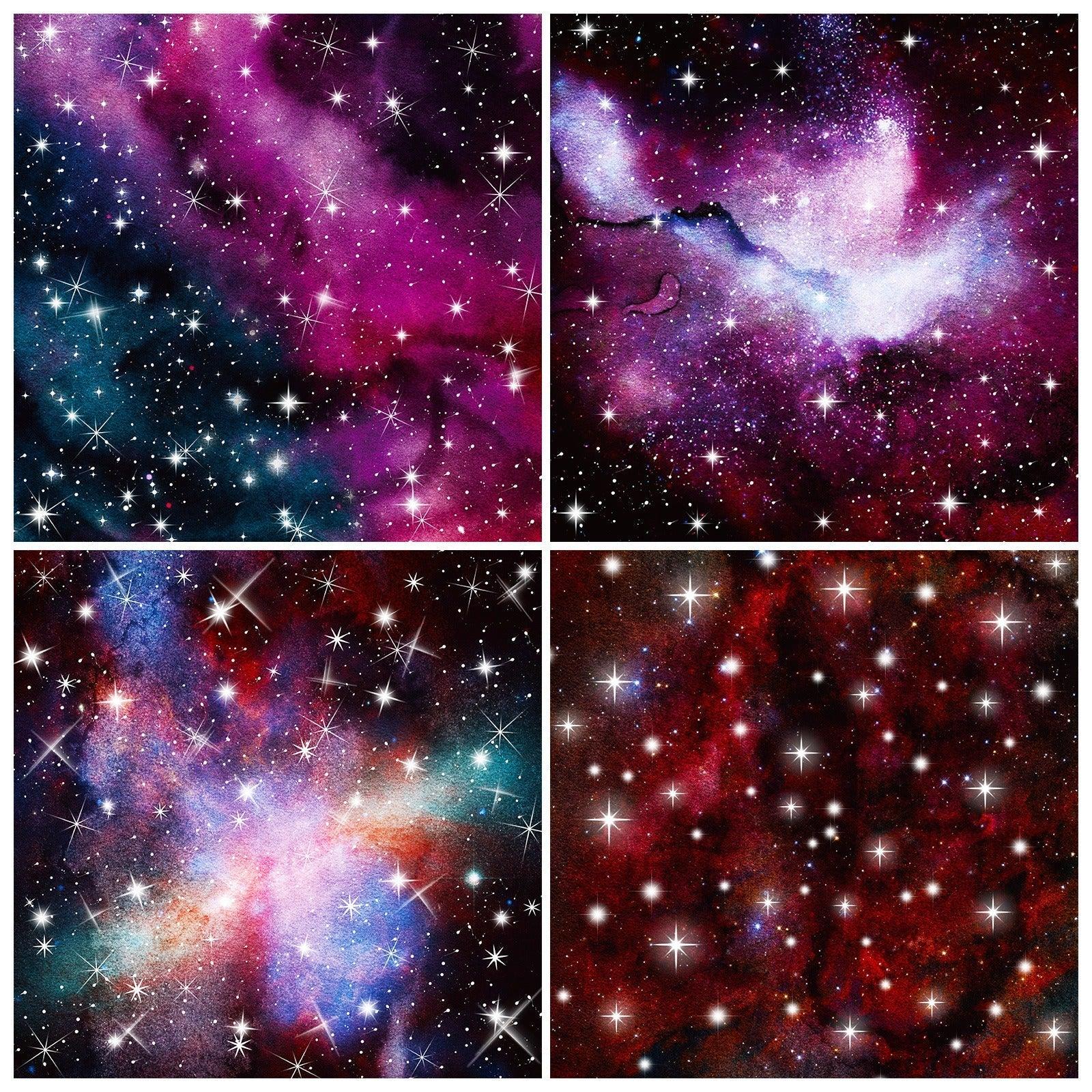 2111 12 Material Paperbacks 6 Inch Patterned Paper Starry Night Collection