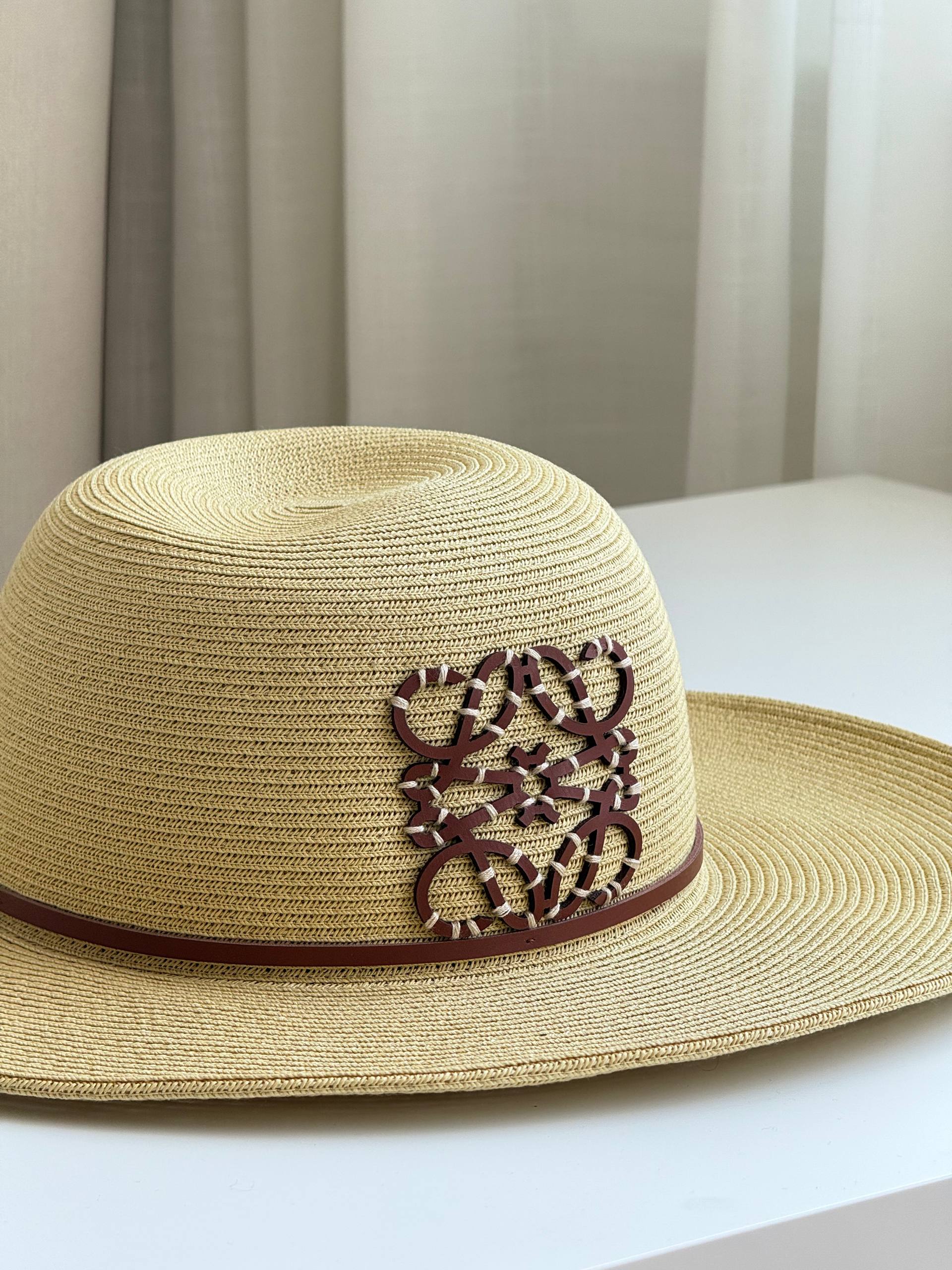 LOEWE Paula's Ibiza Anagram Raffia Sun Hat