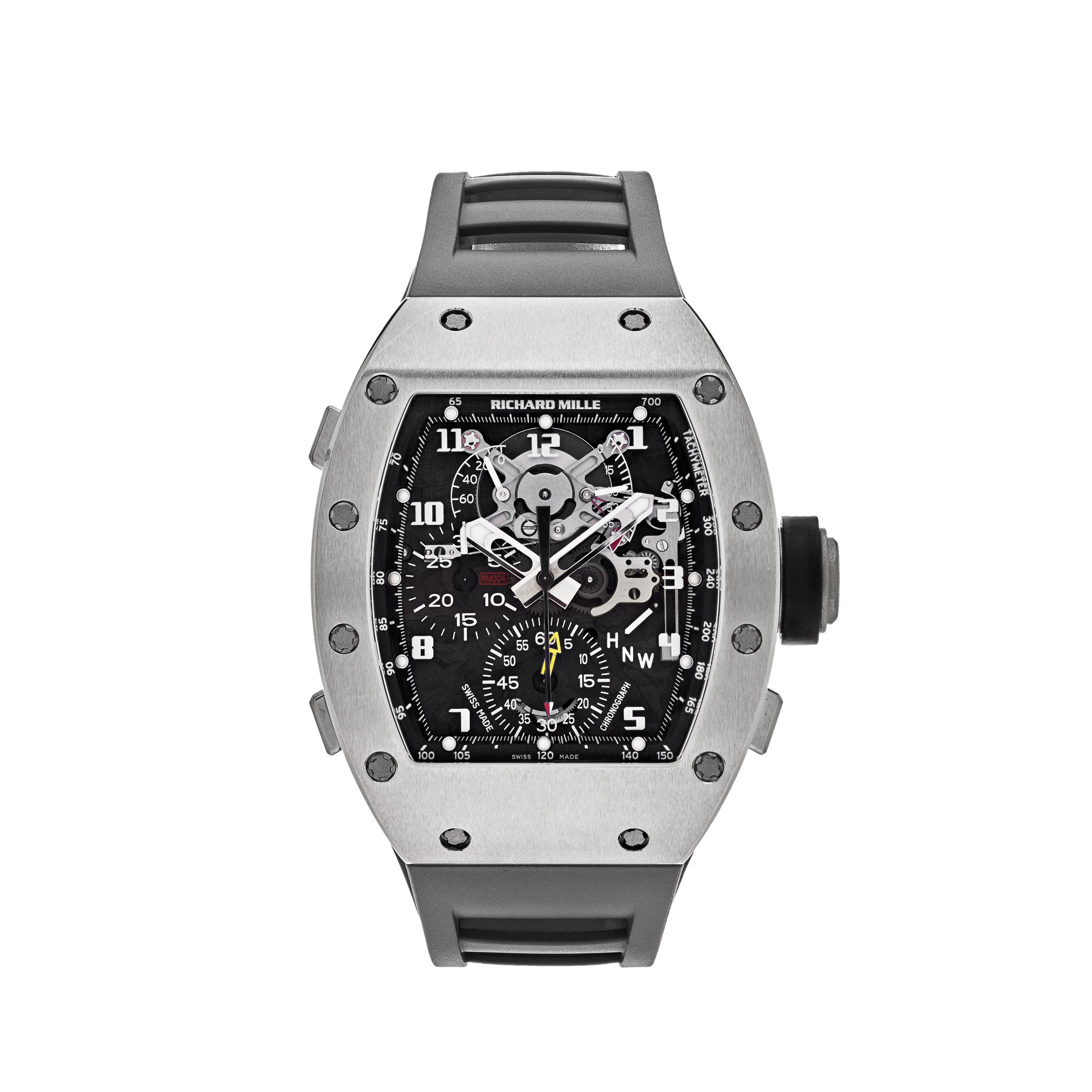 Richard Mille Split Second Chronograph White Gold RM004【1:1 Replica】