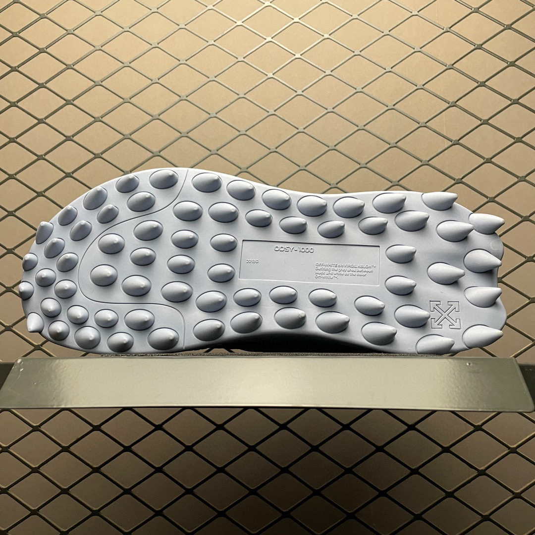 1:1 Best Quality Off White ODSY 1000 Shoes Yellow & Grey