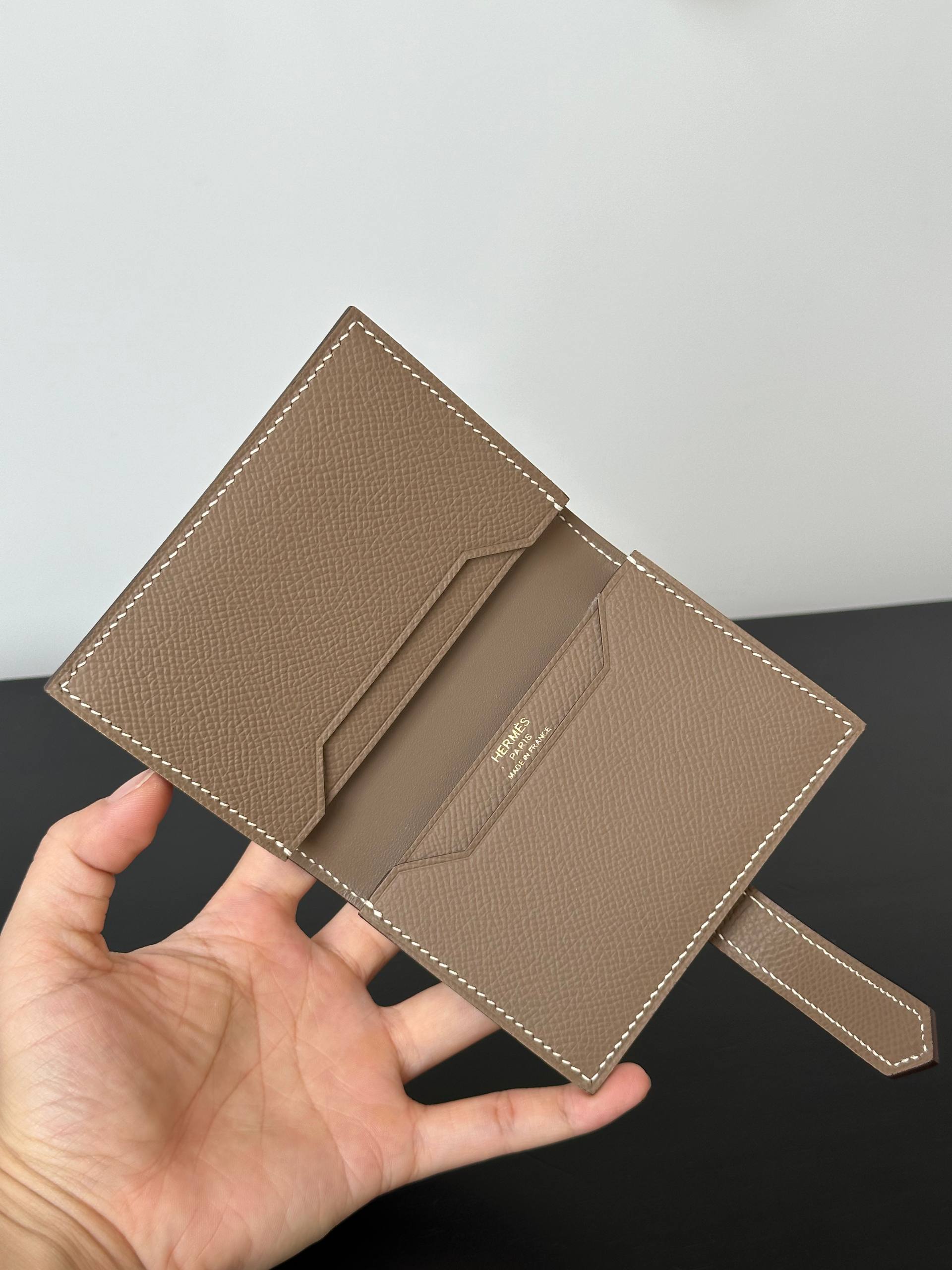 Hermès Bearn Compact H-Buckle Bifold Wallet